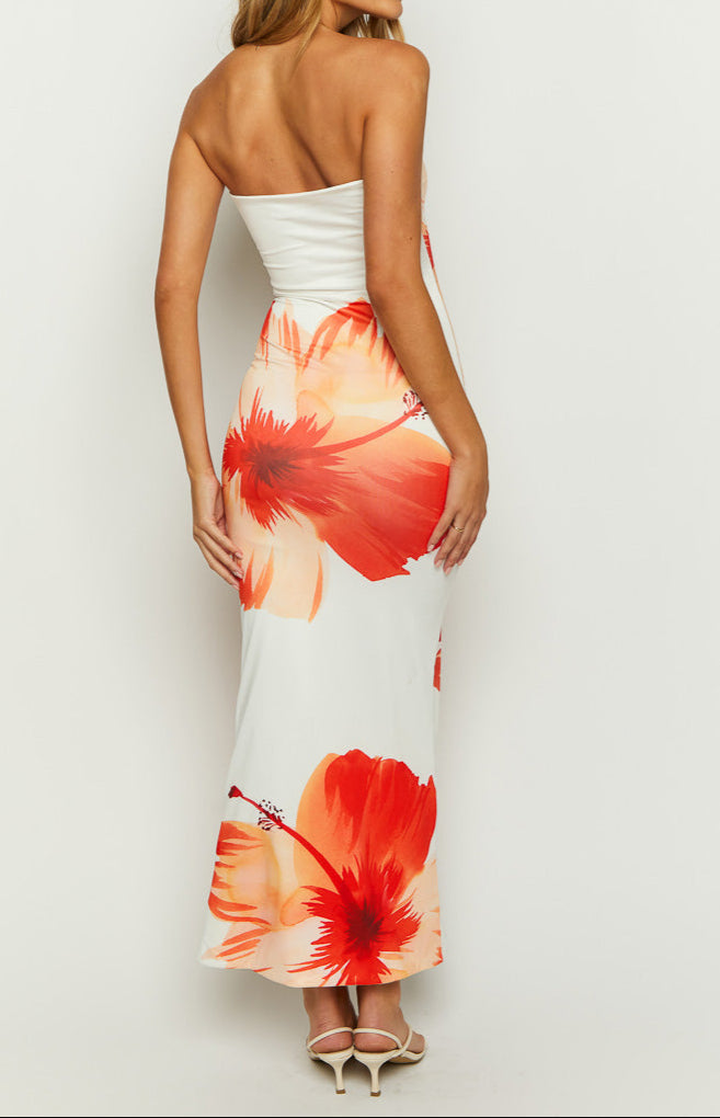 Pippa White Floral Maxi Dress