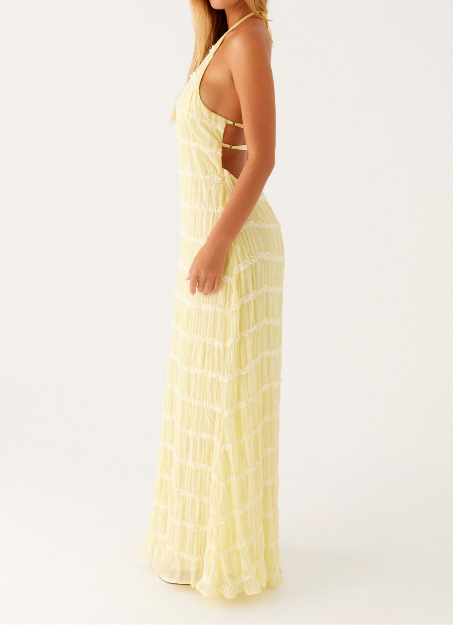 Ortensia Maxi Dress – Yellow