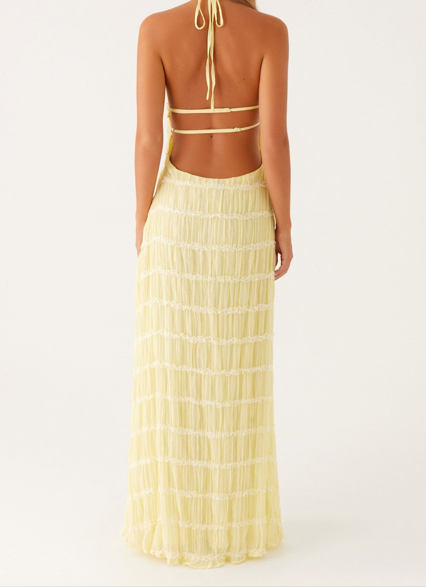 Ortensia Maxi Dress – Yellow