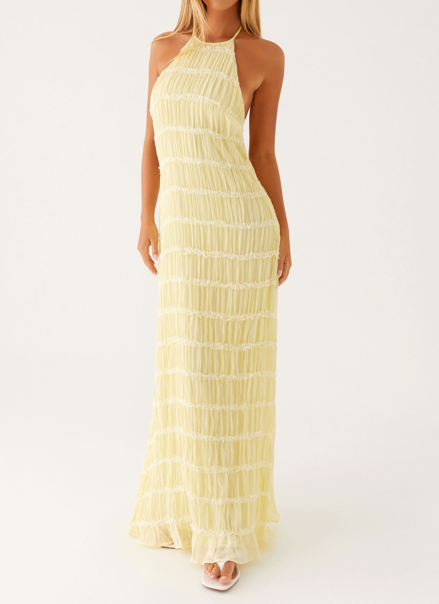 Ortensia Maxi Dress – Yellow