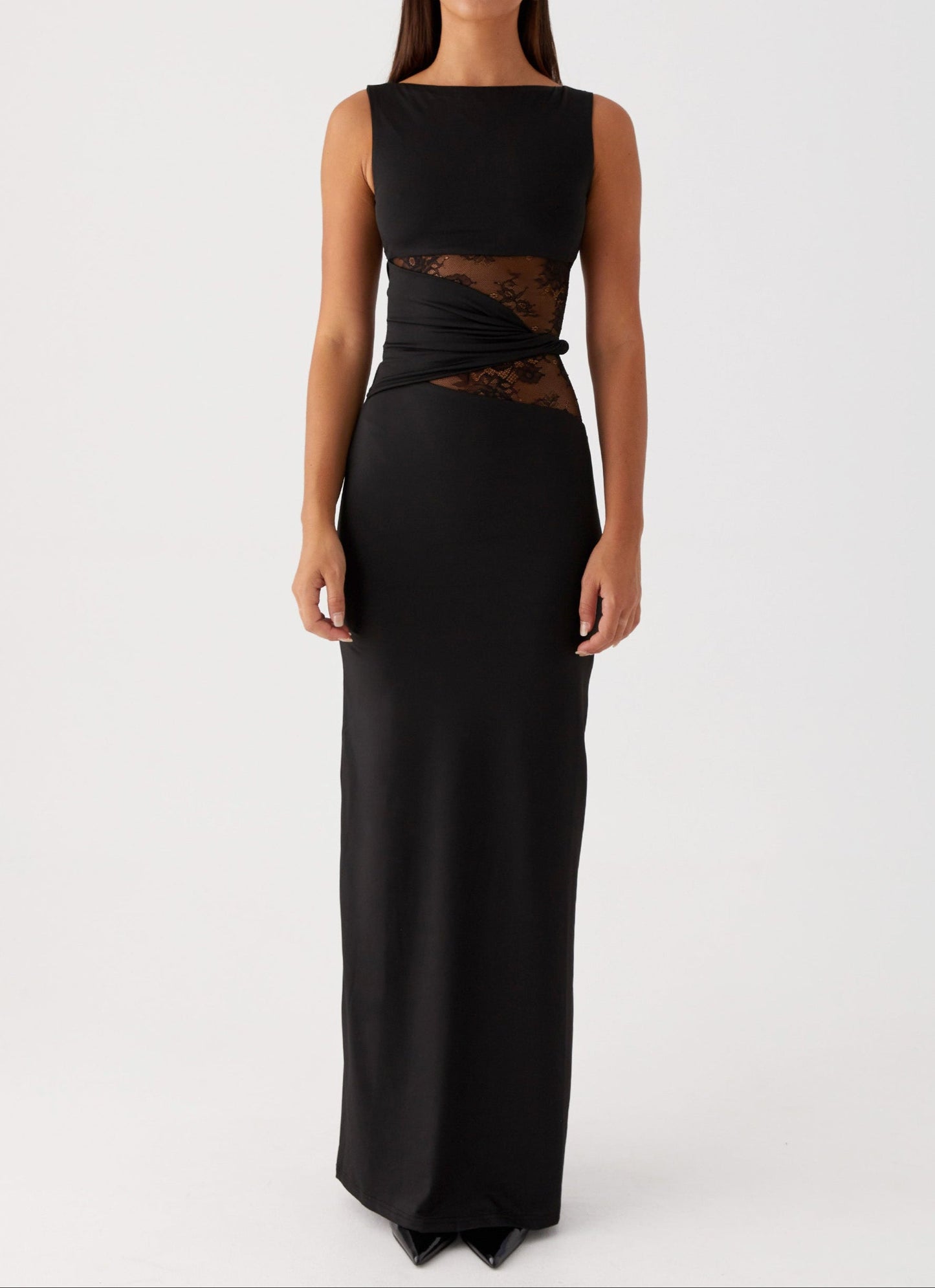 Delfina Maxikleid - zwart