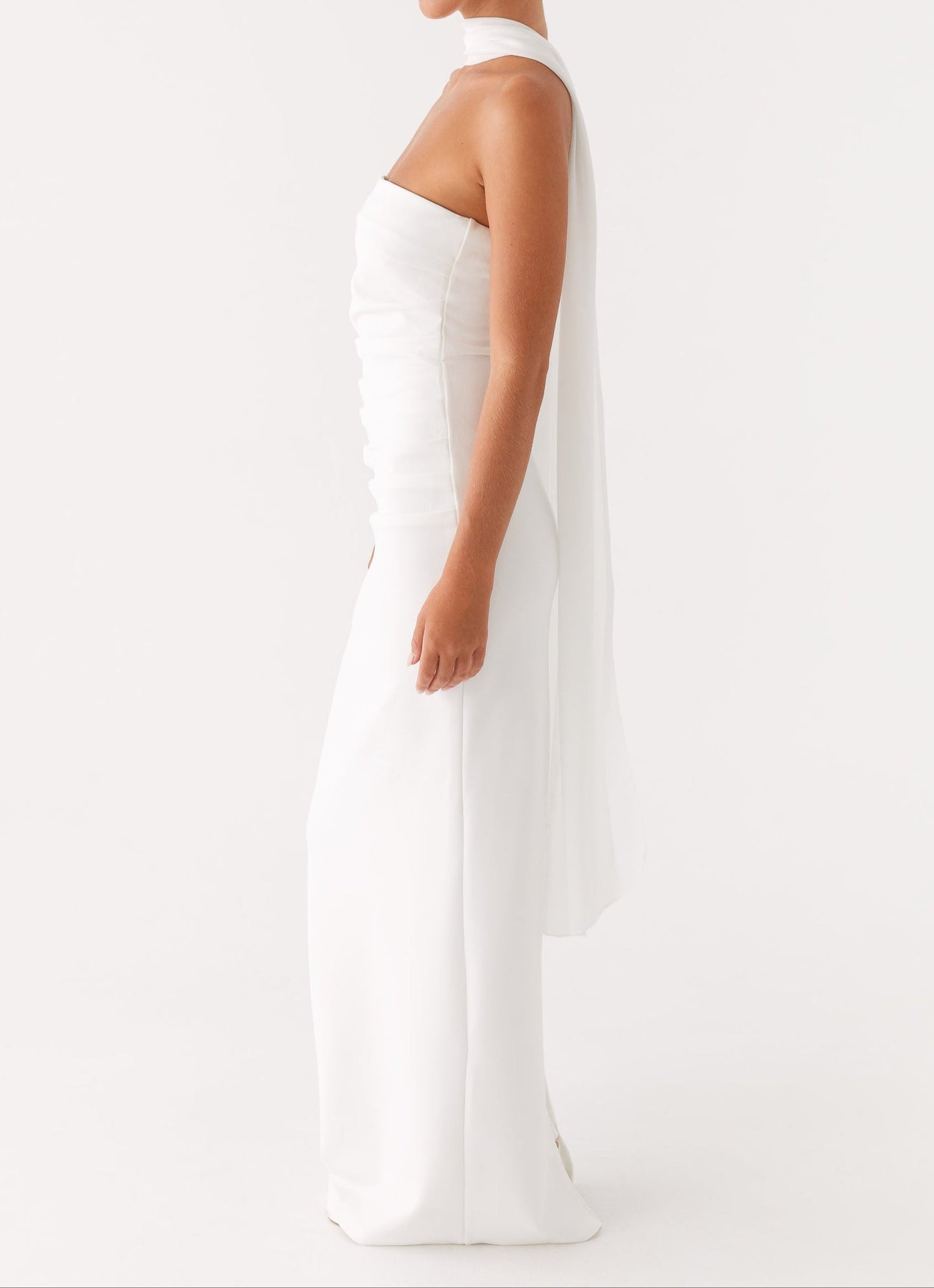 Brunetta Maxikleid - White