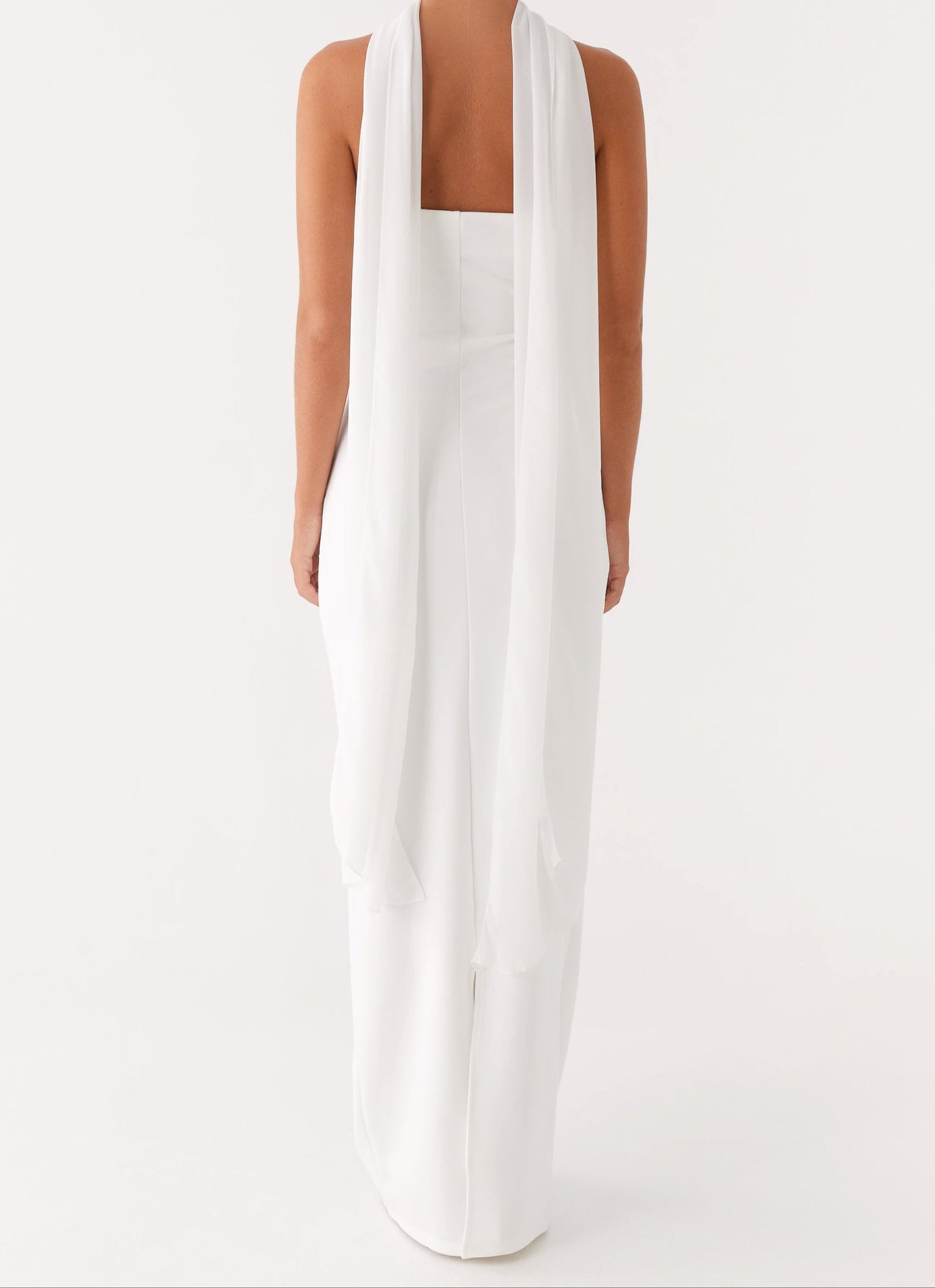 Brunetta Maxikleid - White
