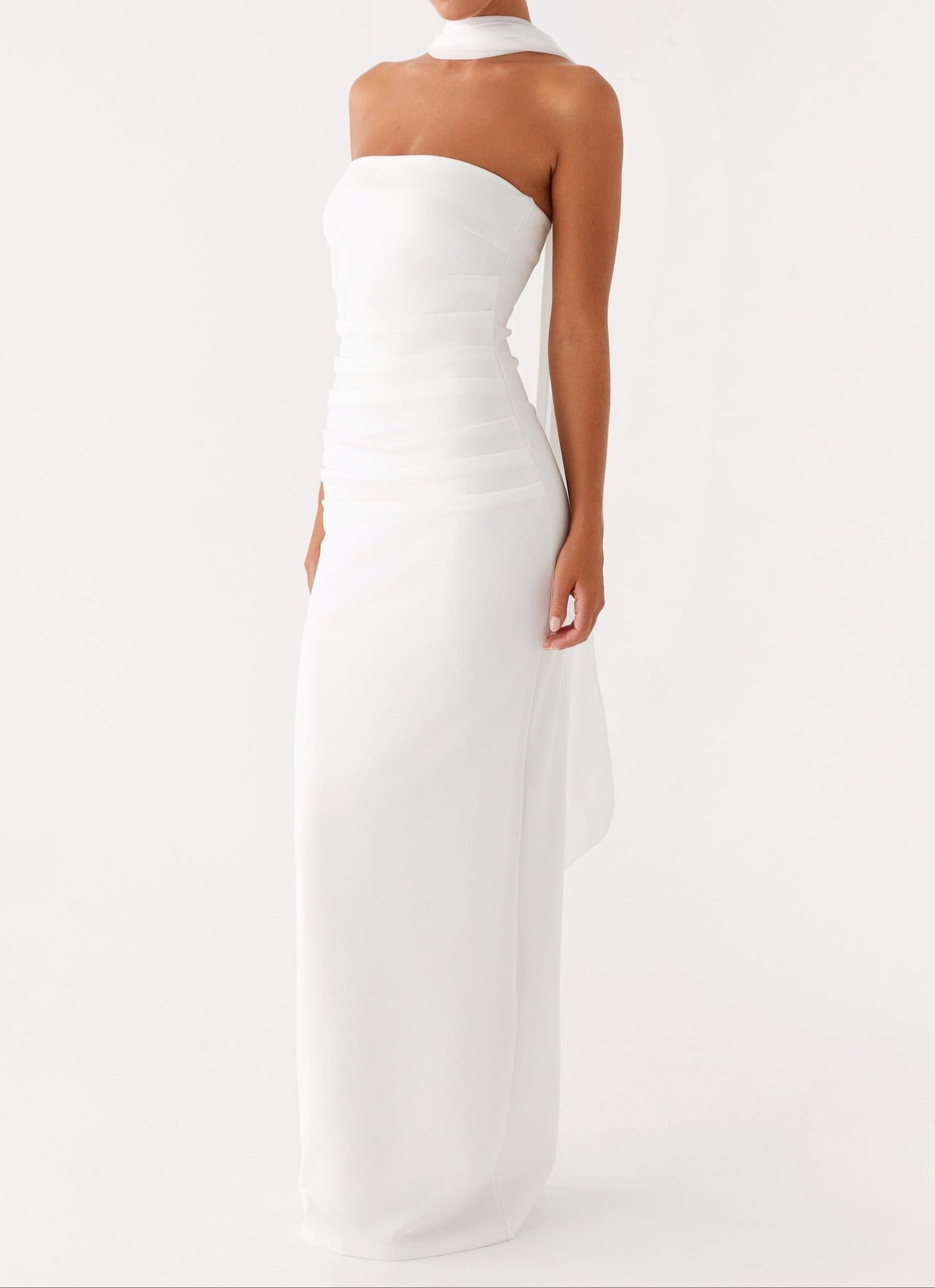 Brunetta Maxikleid - White