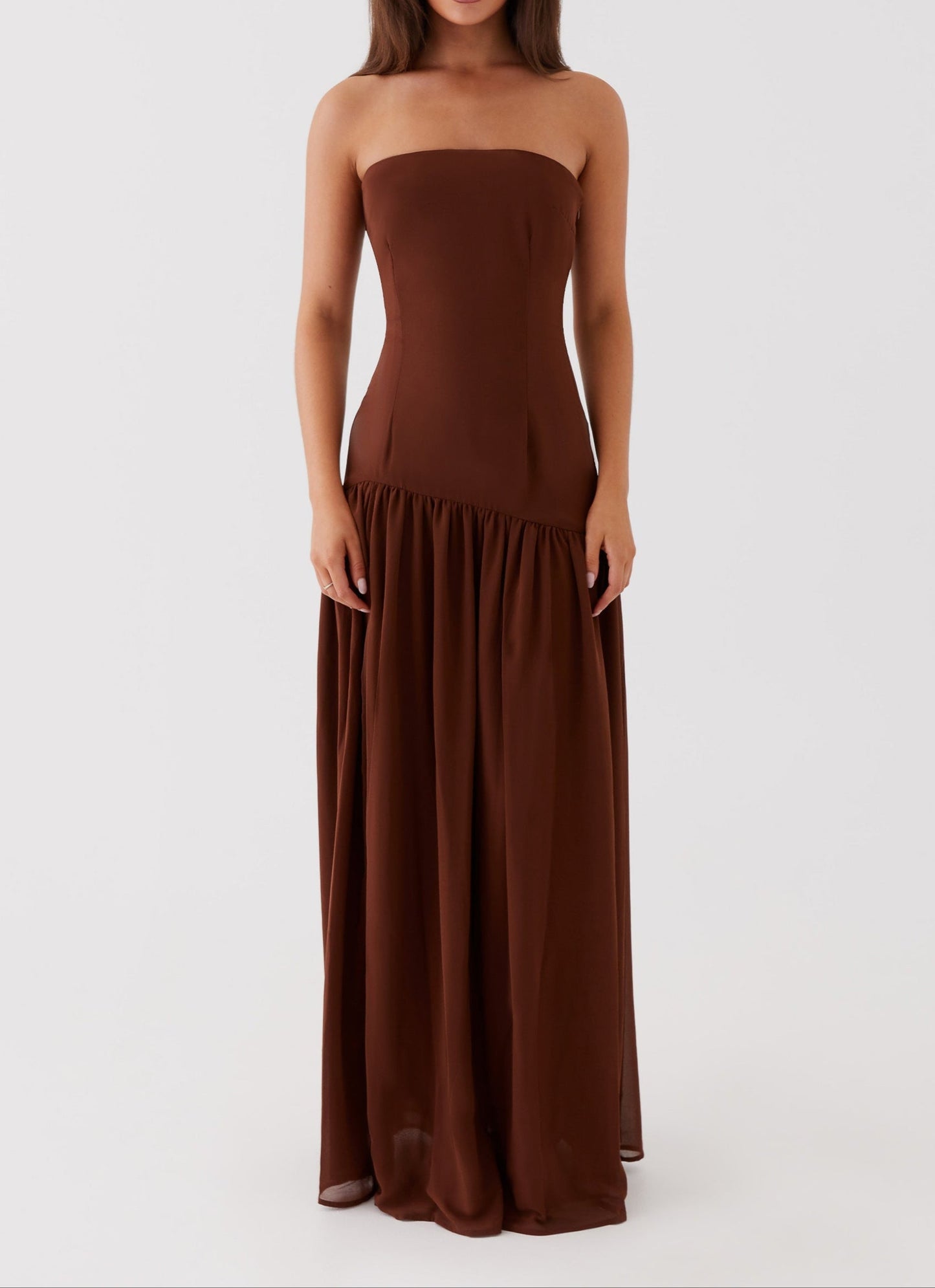 Gioconda -cursus Maxikleid - Braun