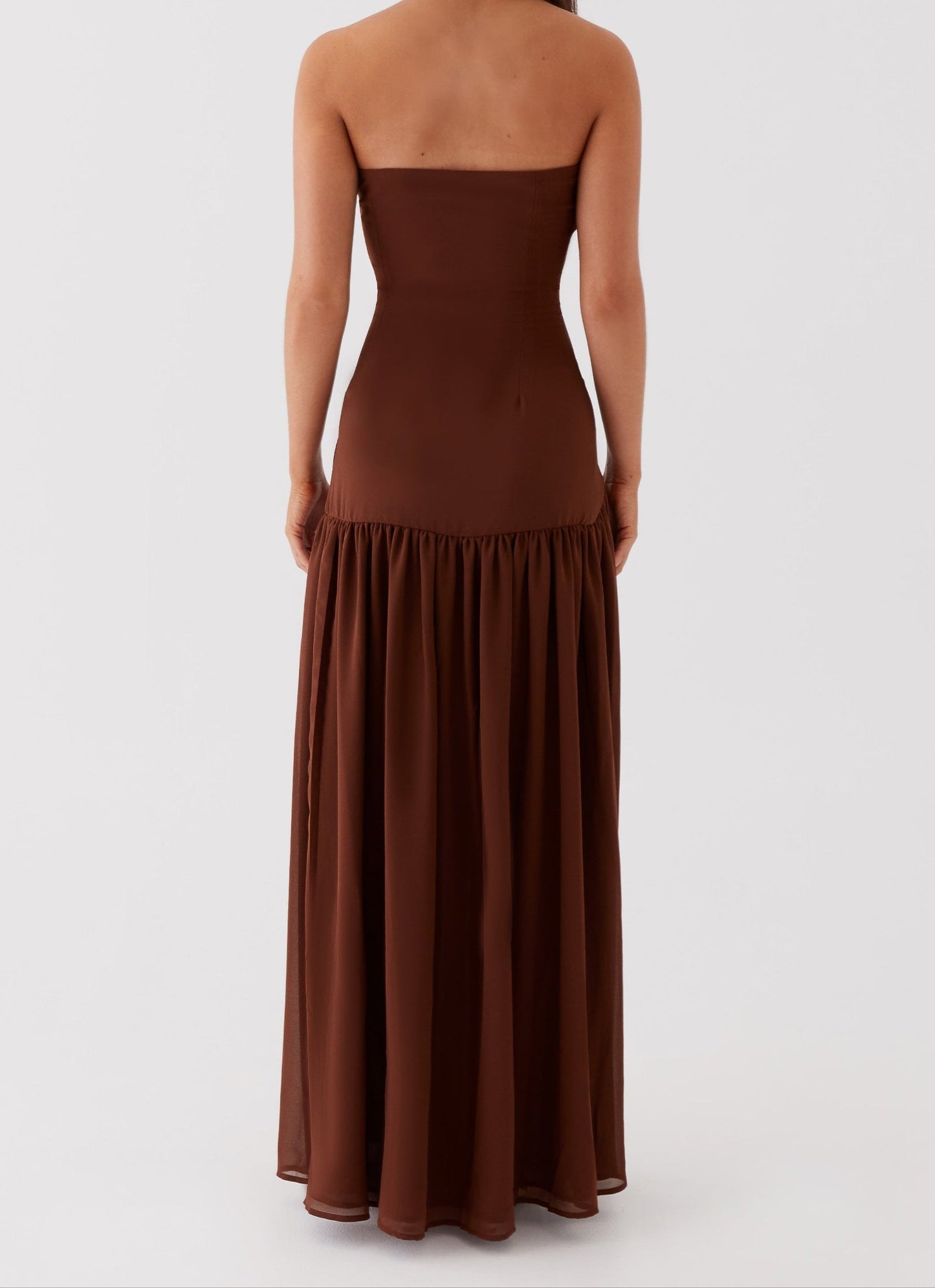 Gioconda -cursus Maxikleid - Braun