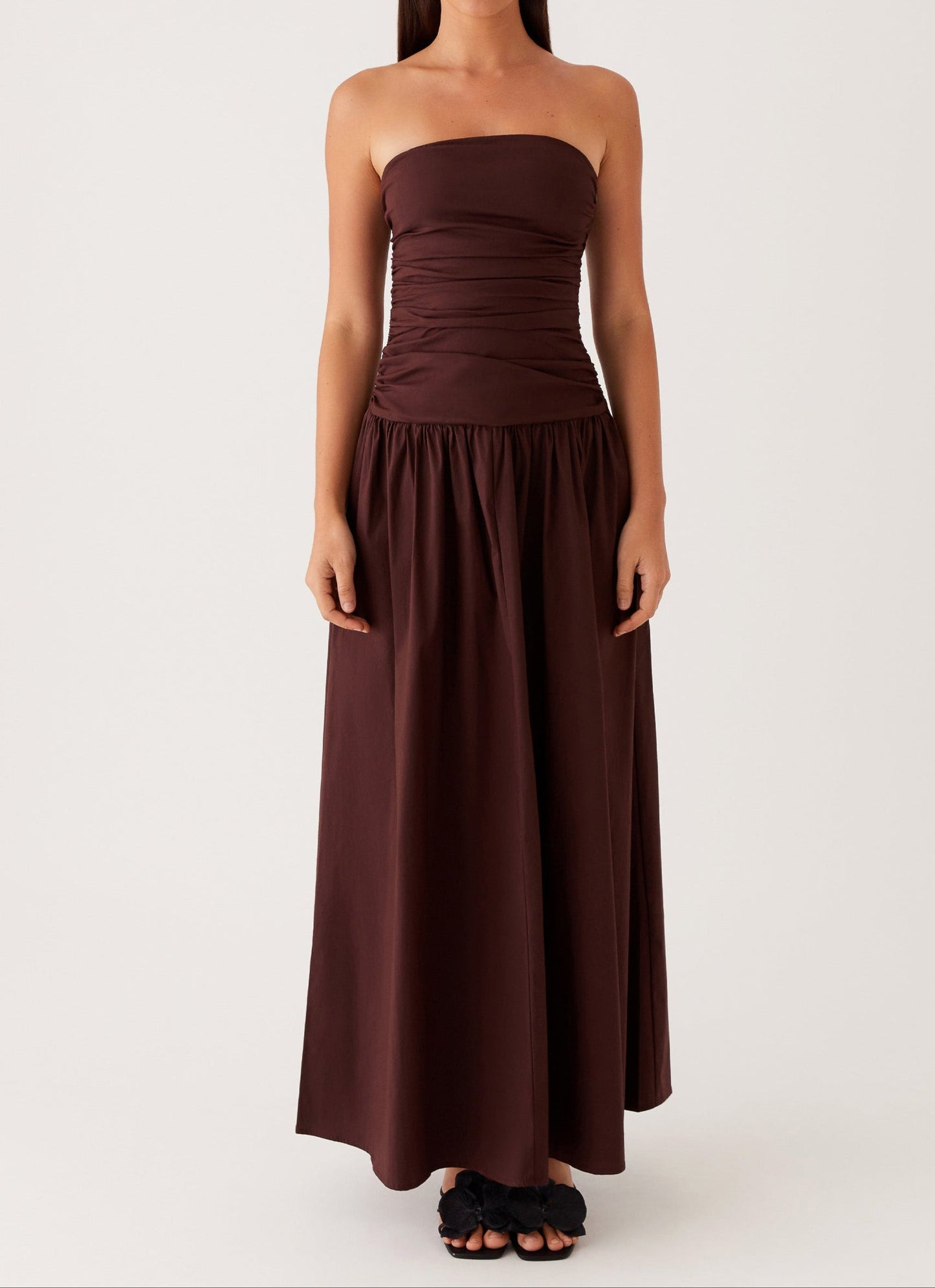 Milana Maxikleid - Braun