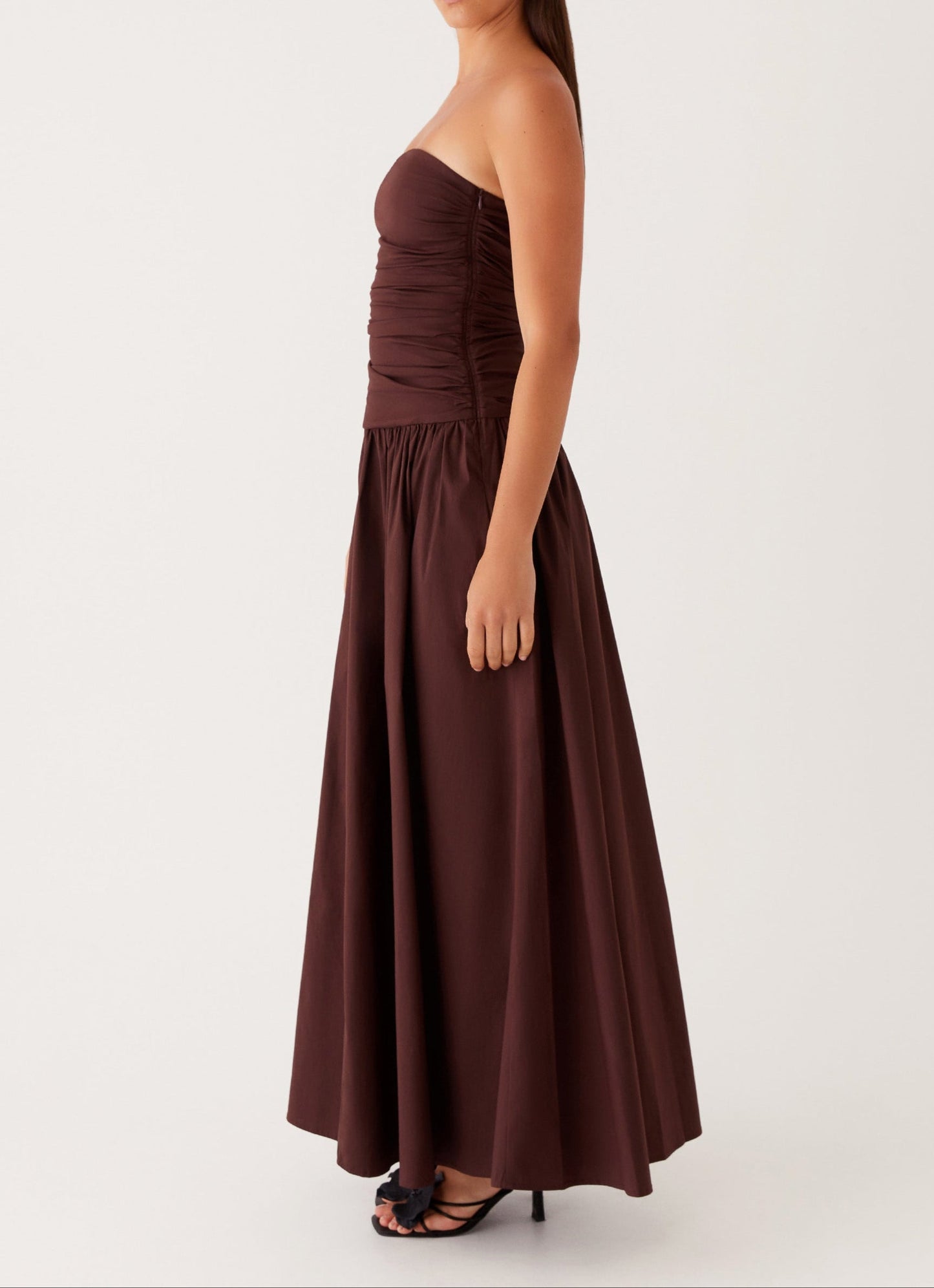 Milana Maxikleid - Braun