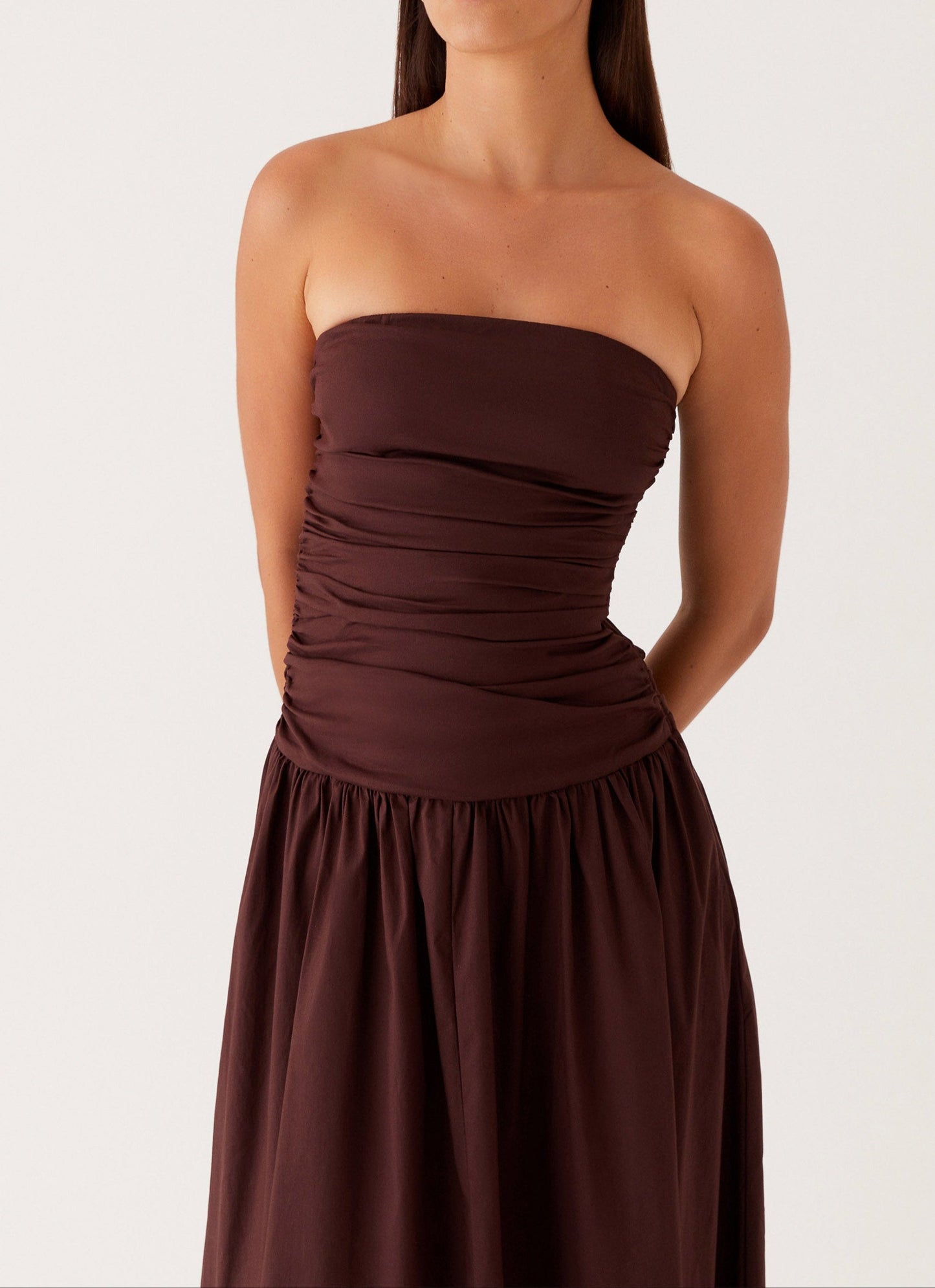 Milana Maxikleid - Braun