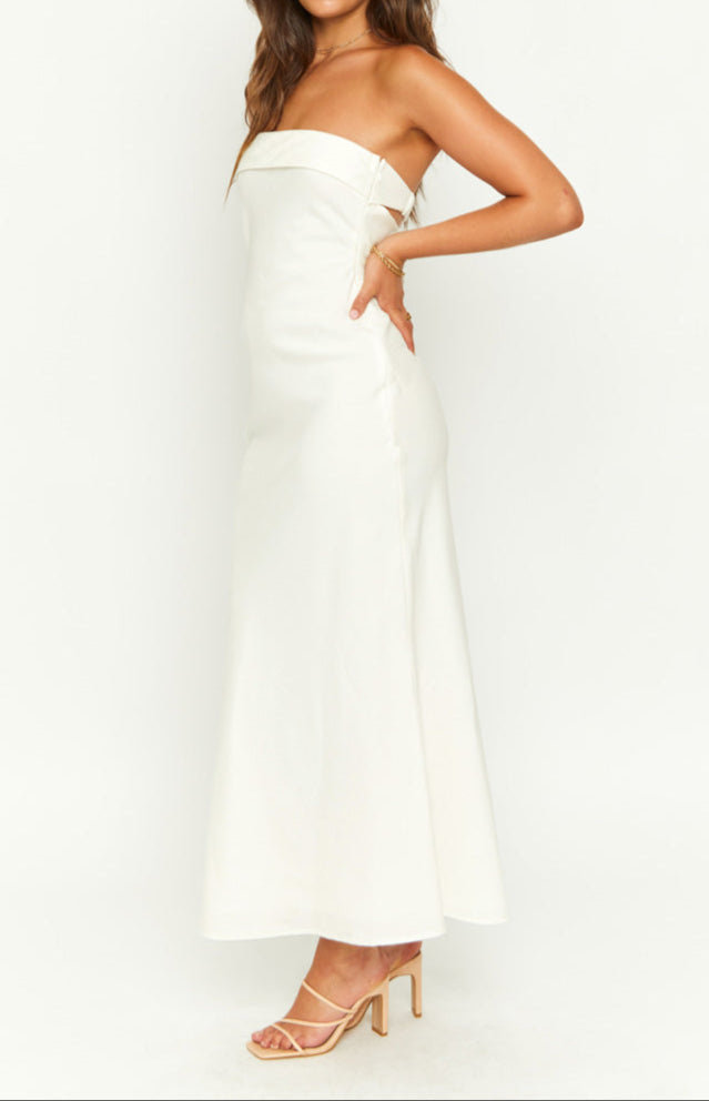 Federica Summer Cream MIDI -jurk
