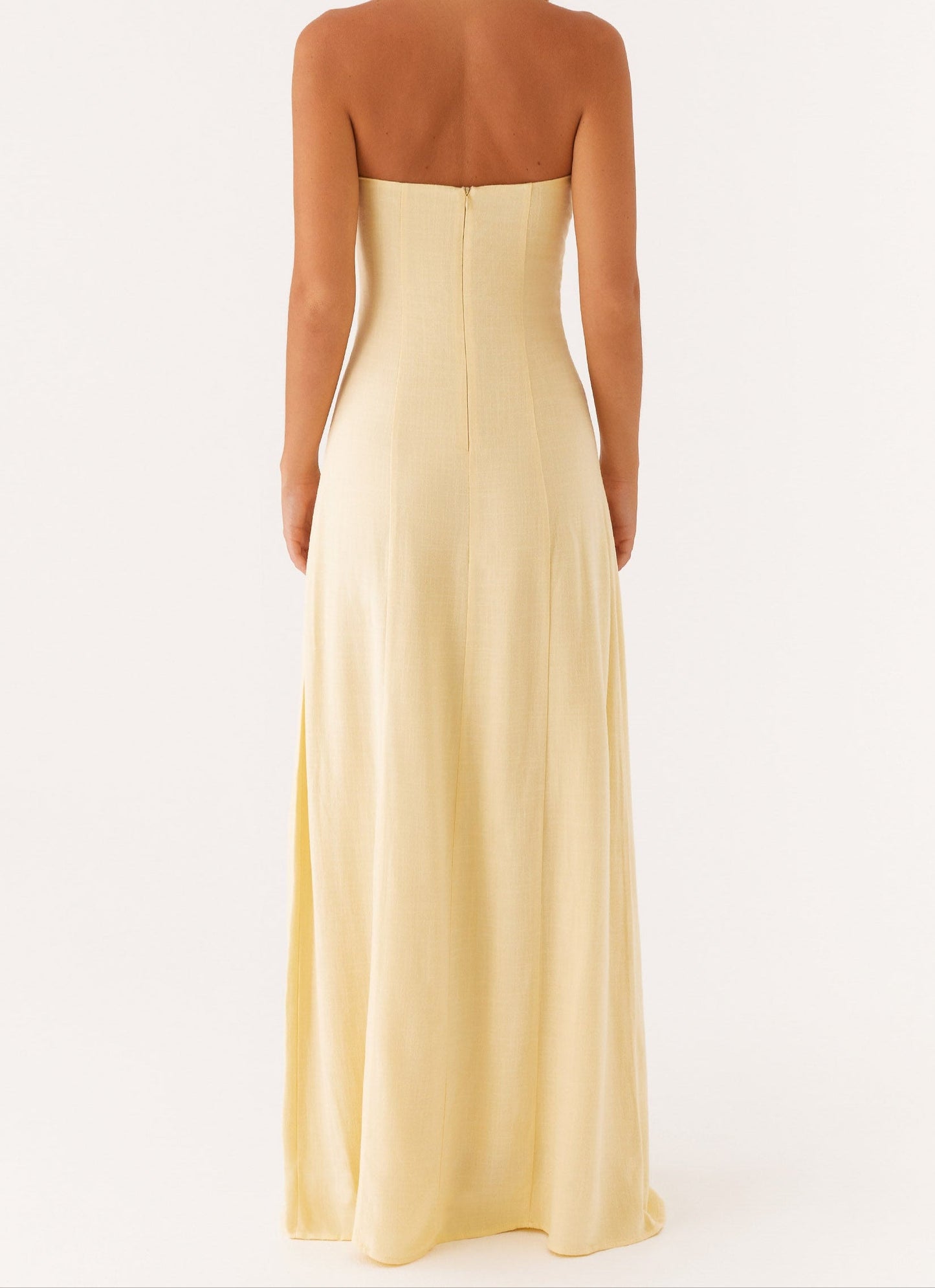 Jaquetta Linen Maxi -jurk - geel
