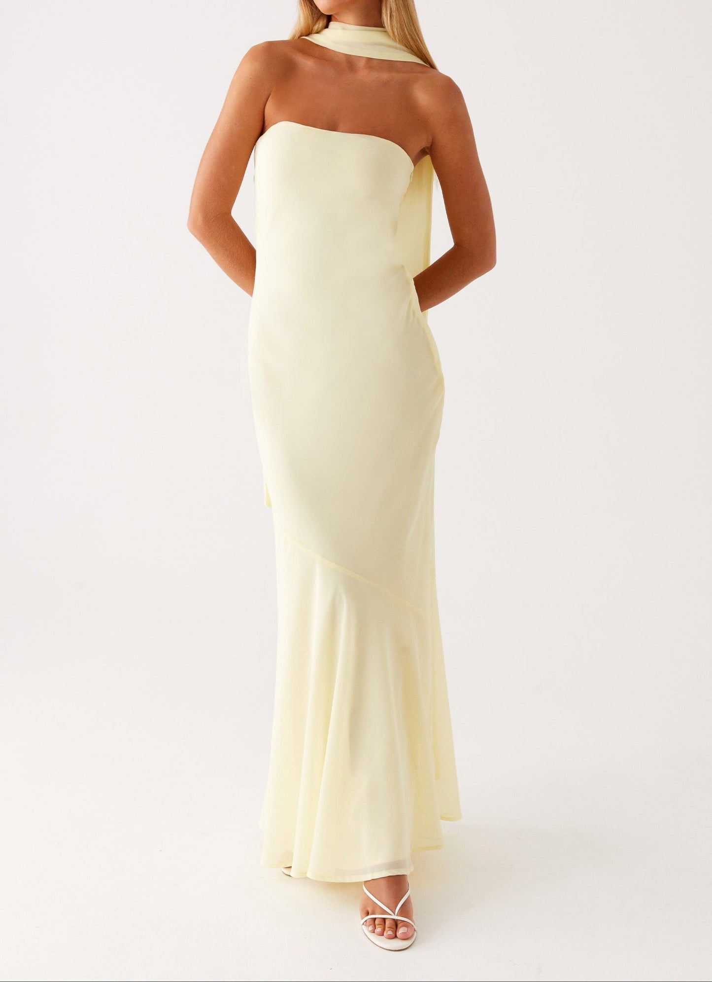 Sukienka Phebe Maxi - żółta