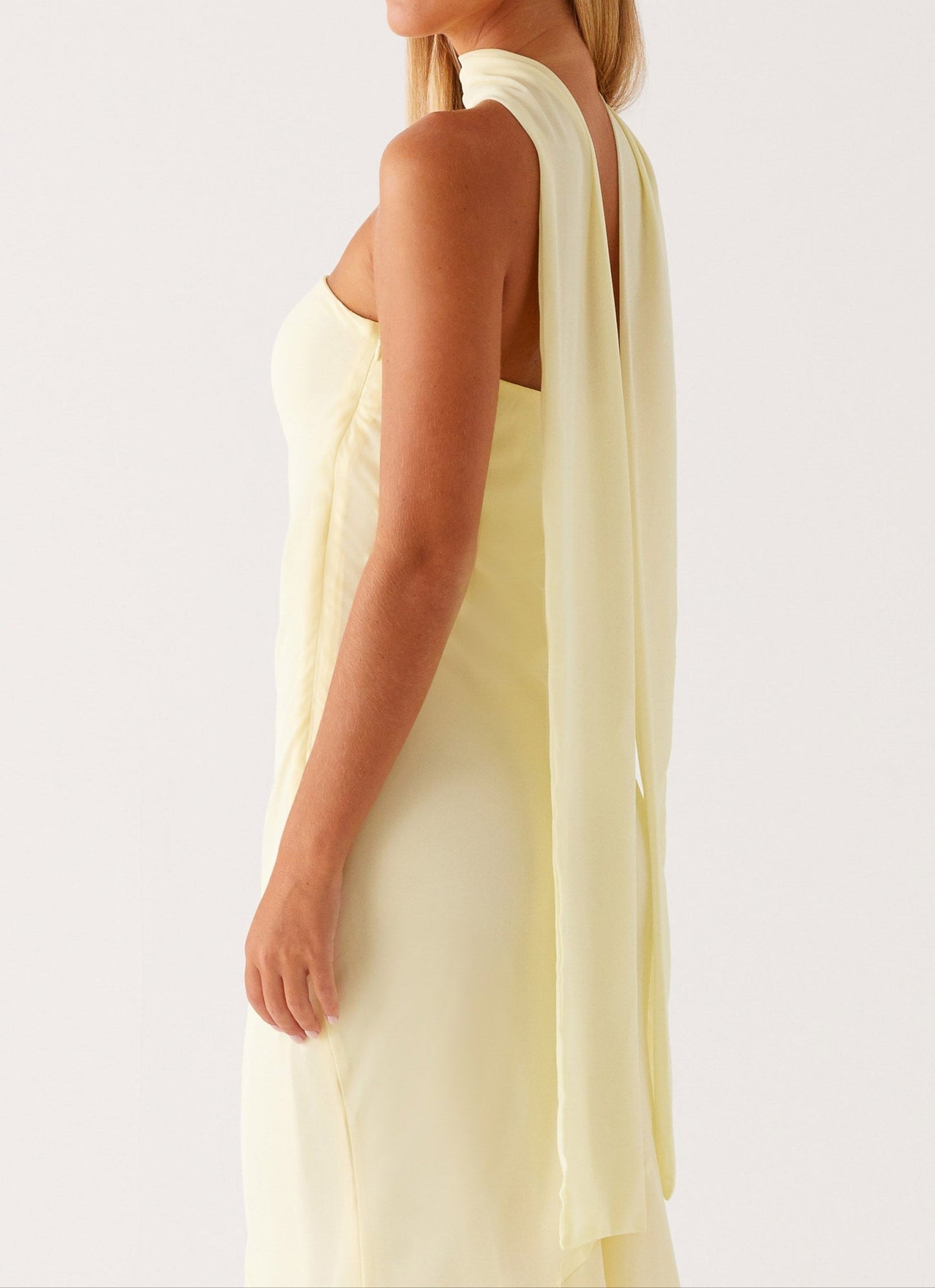 Sukienka Phebe Maxi - żółta