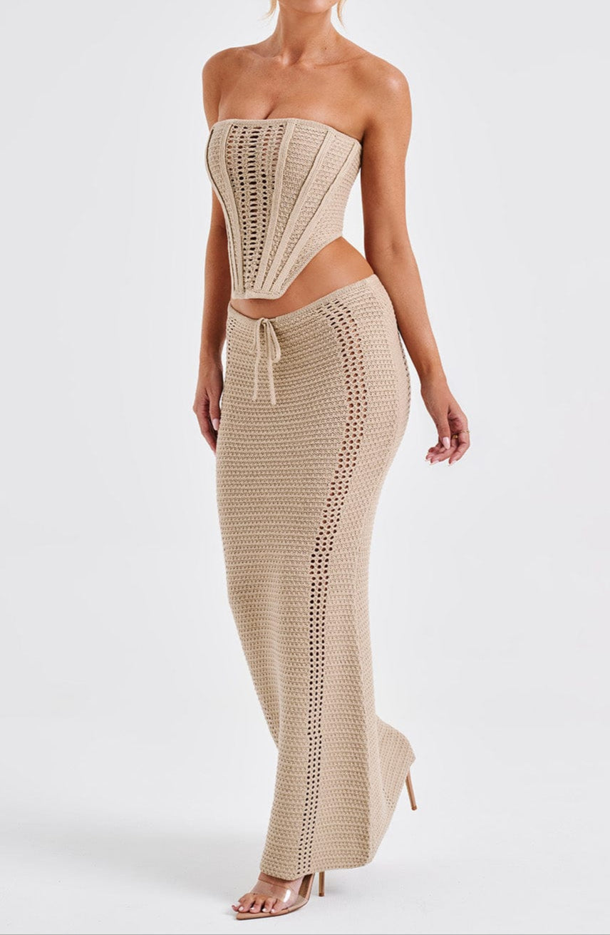 Giacinta Maxi Rock - Beige