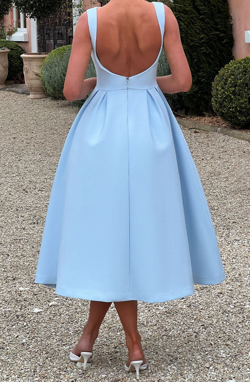 Marisa Midikleid - Blauw