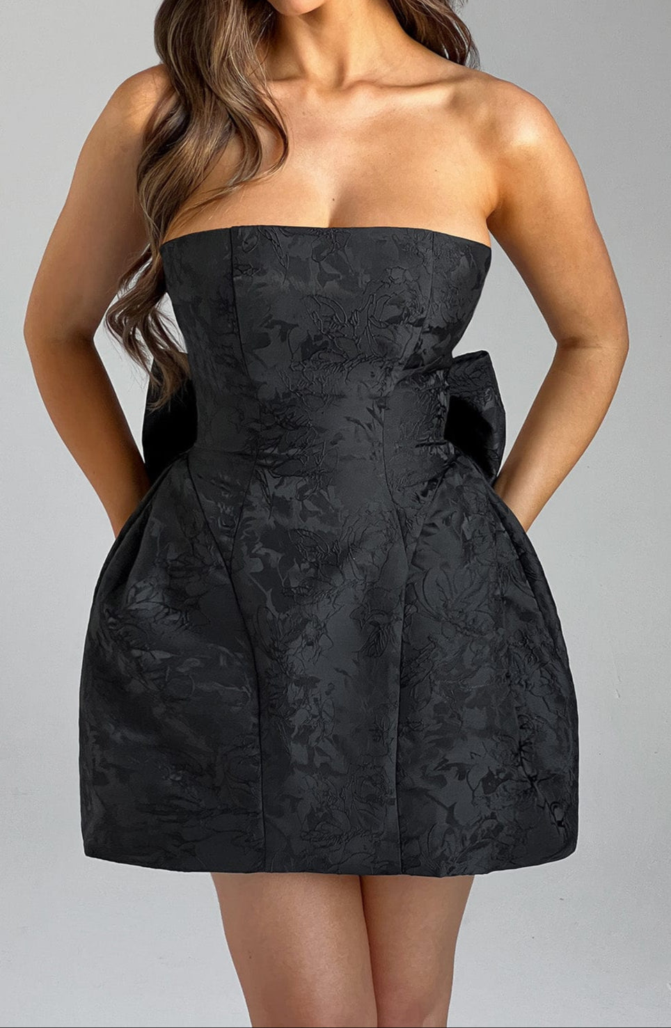 Ludovica Minikleid - zwart
