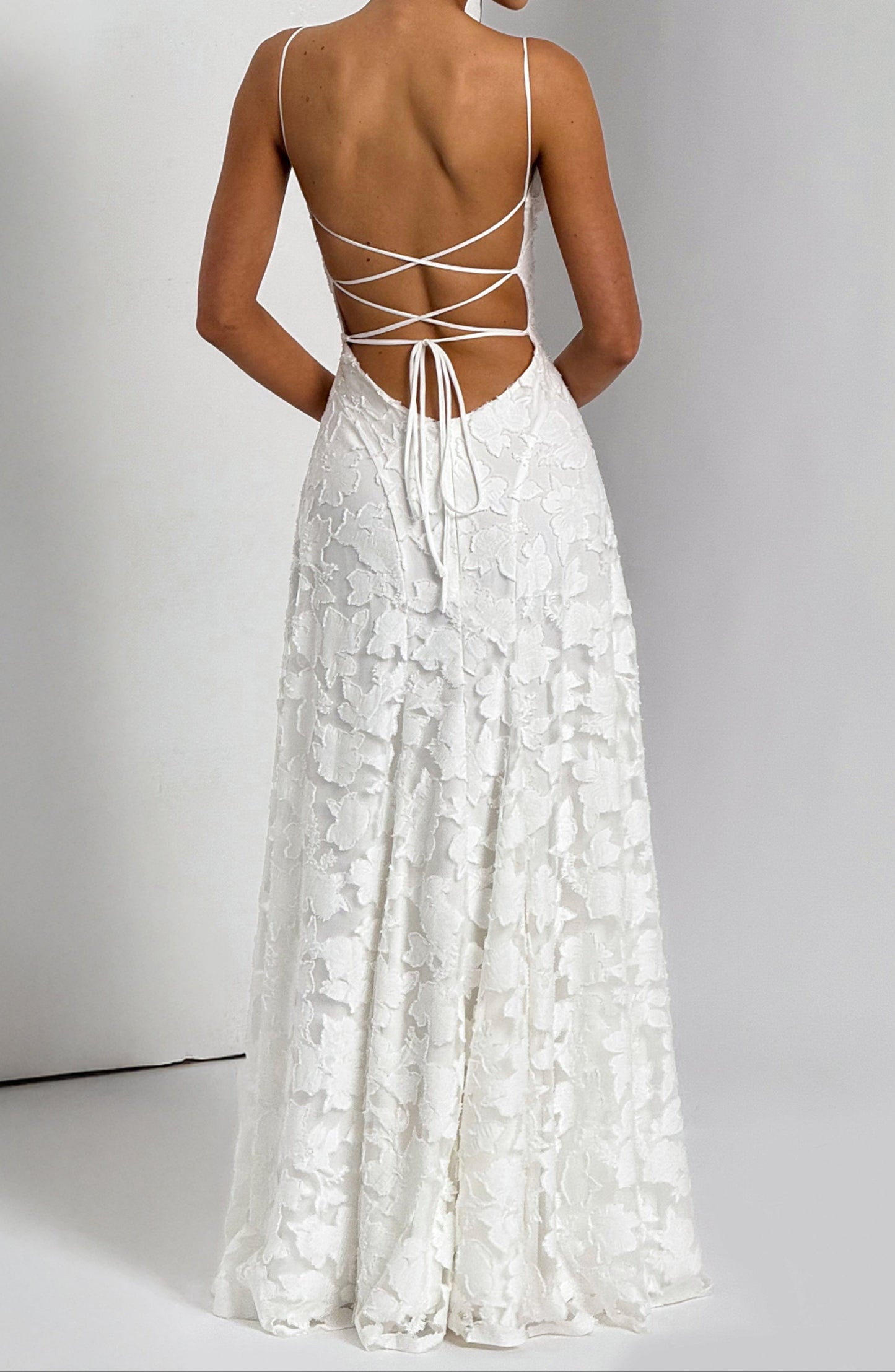 Ariana Maxikleid – Elfenbein