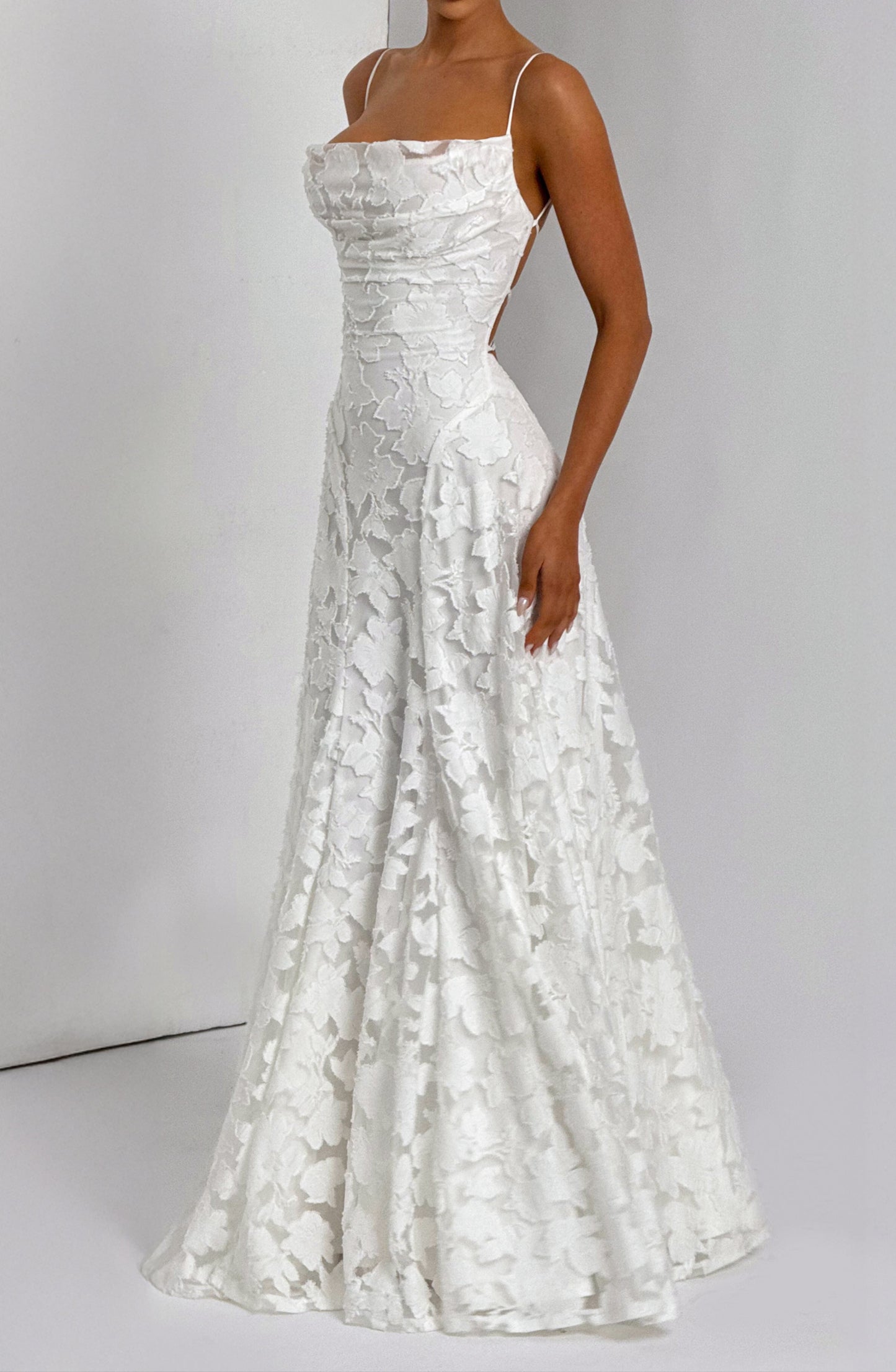Ariana Maxikleid – Elfenbein