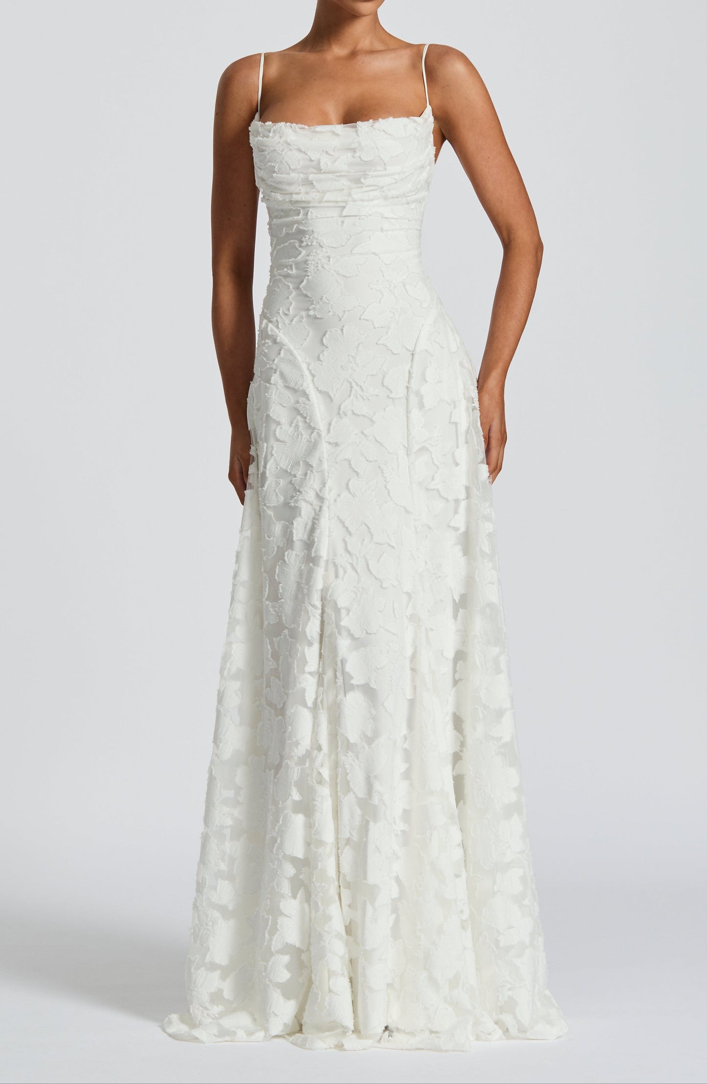 Ariana Maxikleid – Elfenbein