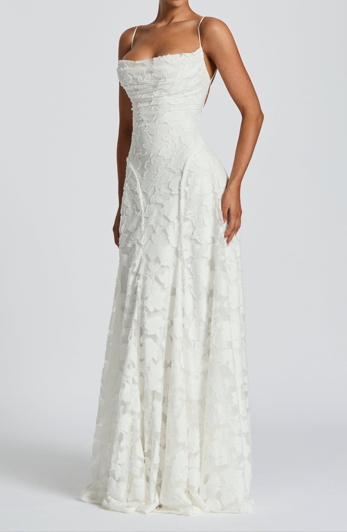 Ariana Maxikleid – Elfenbein