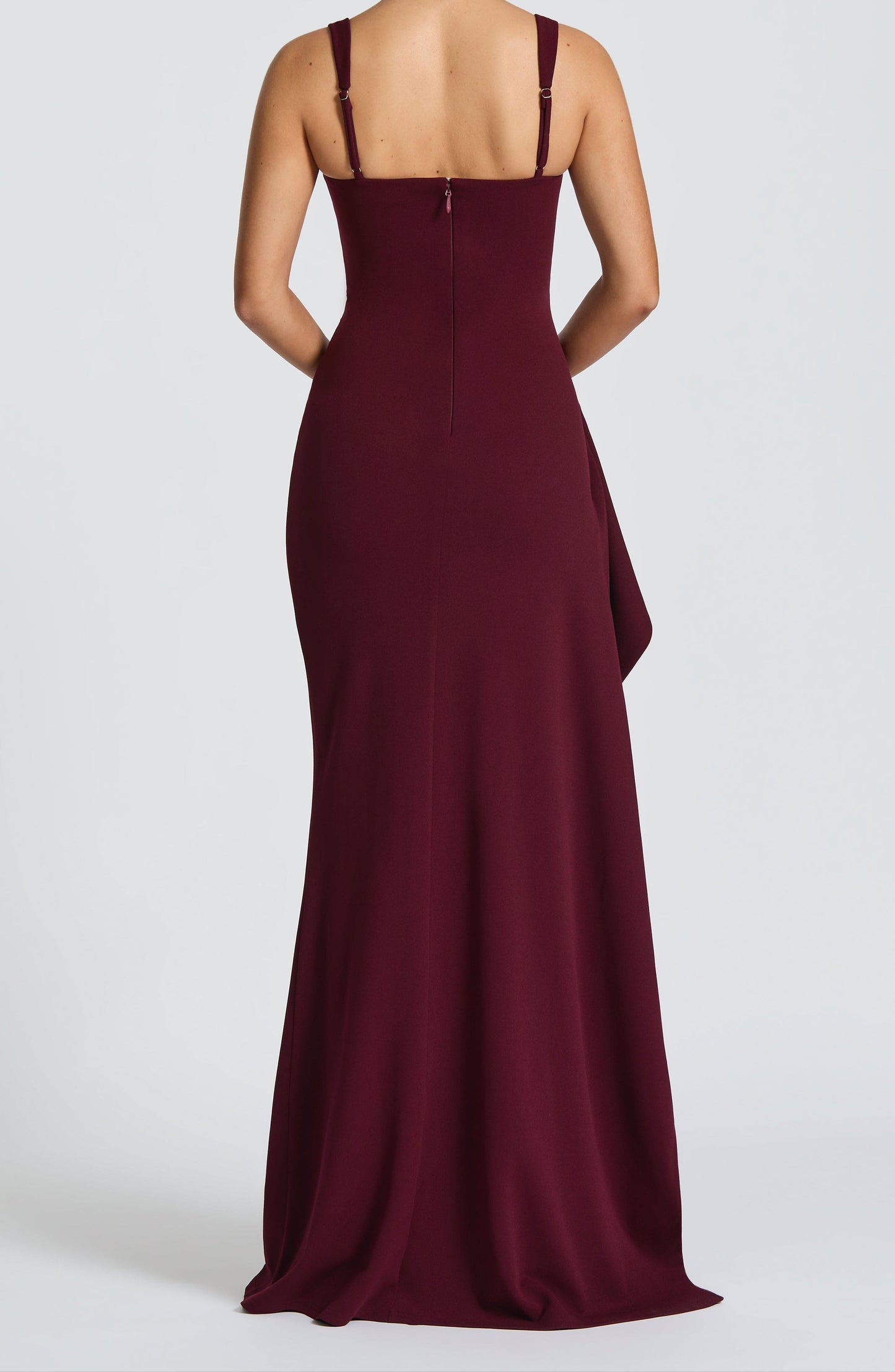 Romancia Maxikleid – Kirschlack