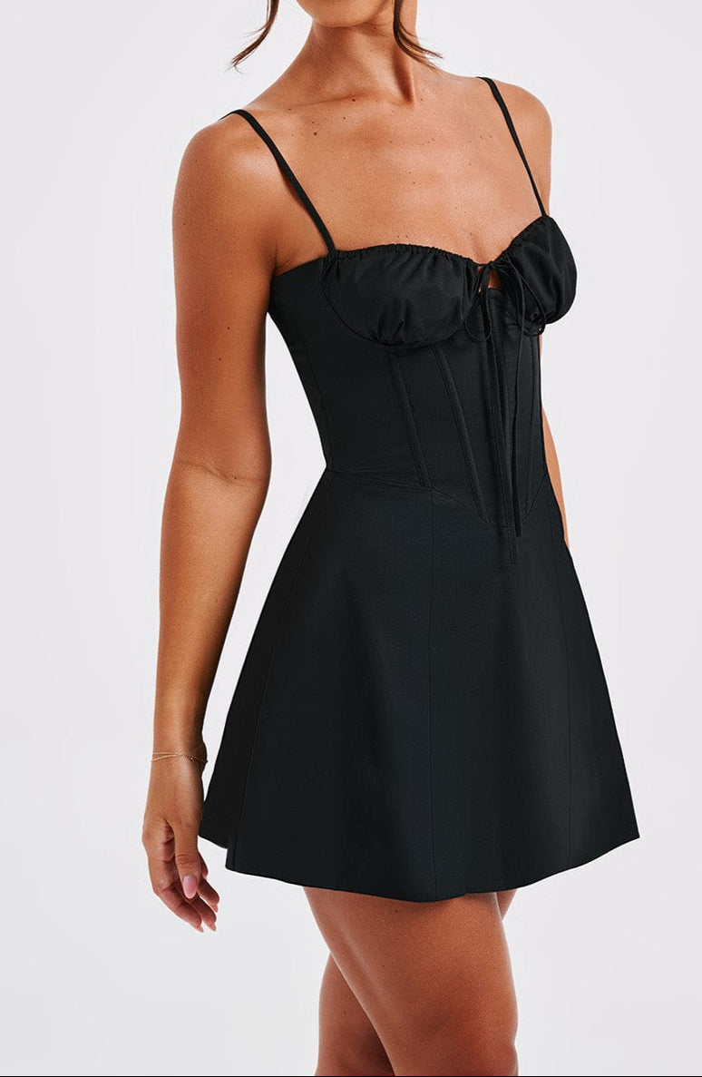 Elvera Minikleid – Schwarz
