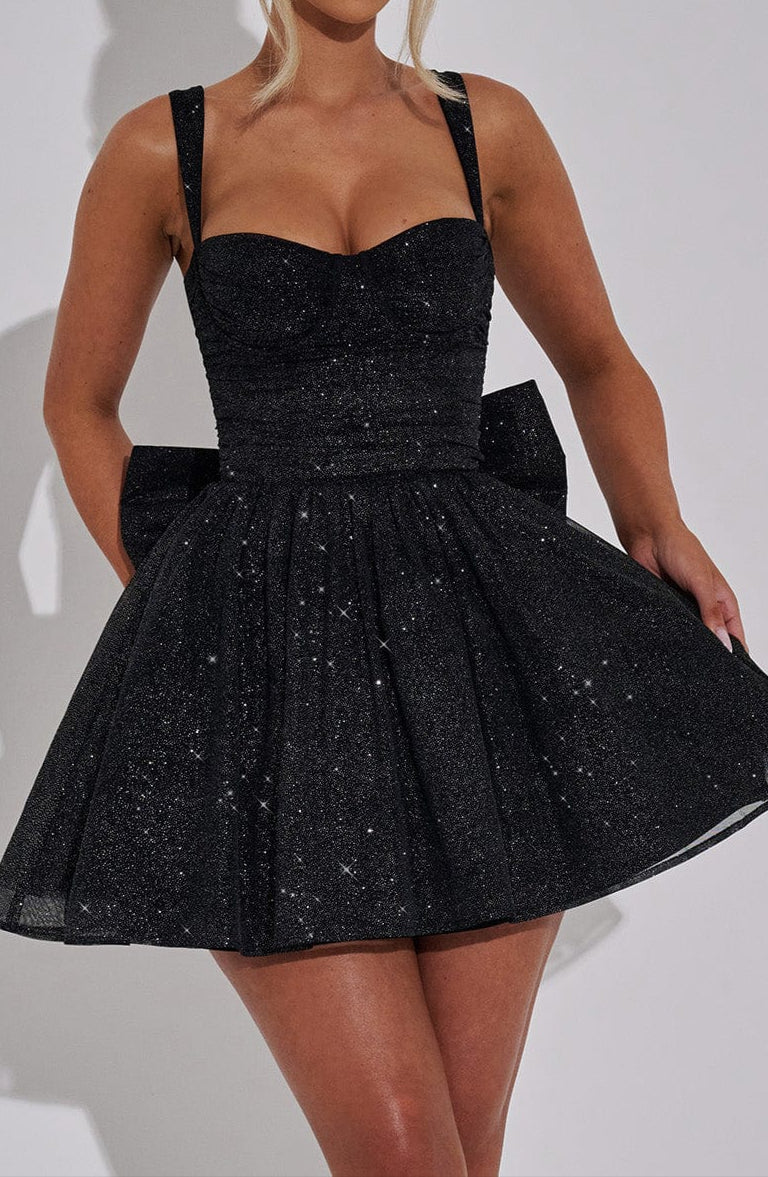 Giuliana Minikleid - Black Glitter