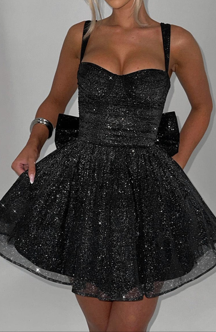 Giuliana Minikleid - Black Glitter