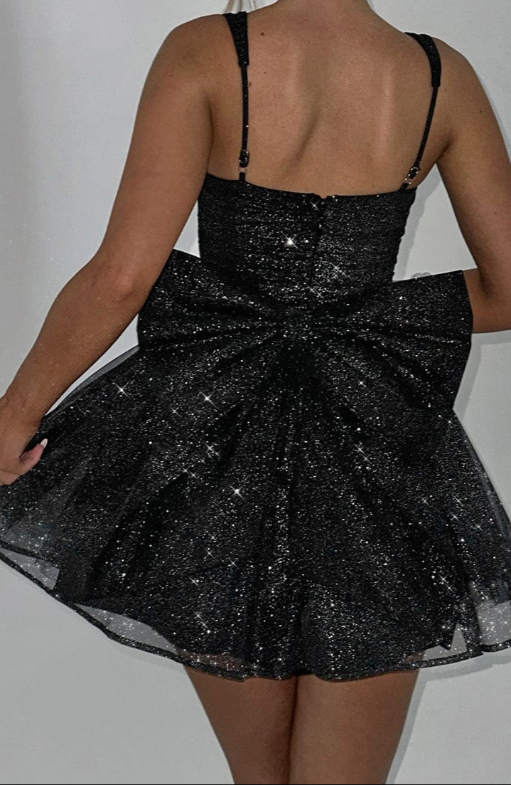 Giuliana Minikleid - Black Glitter
