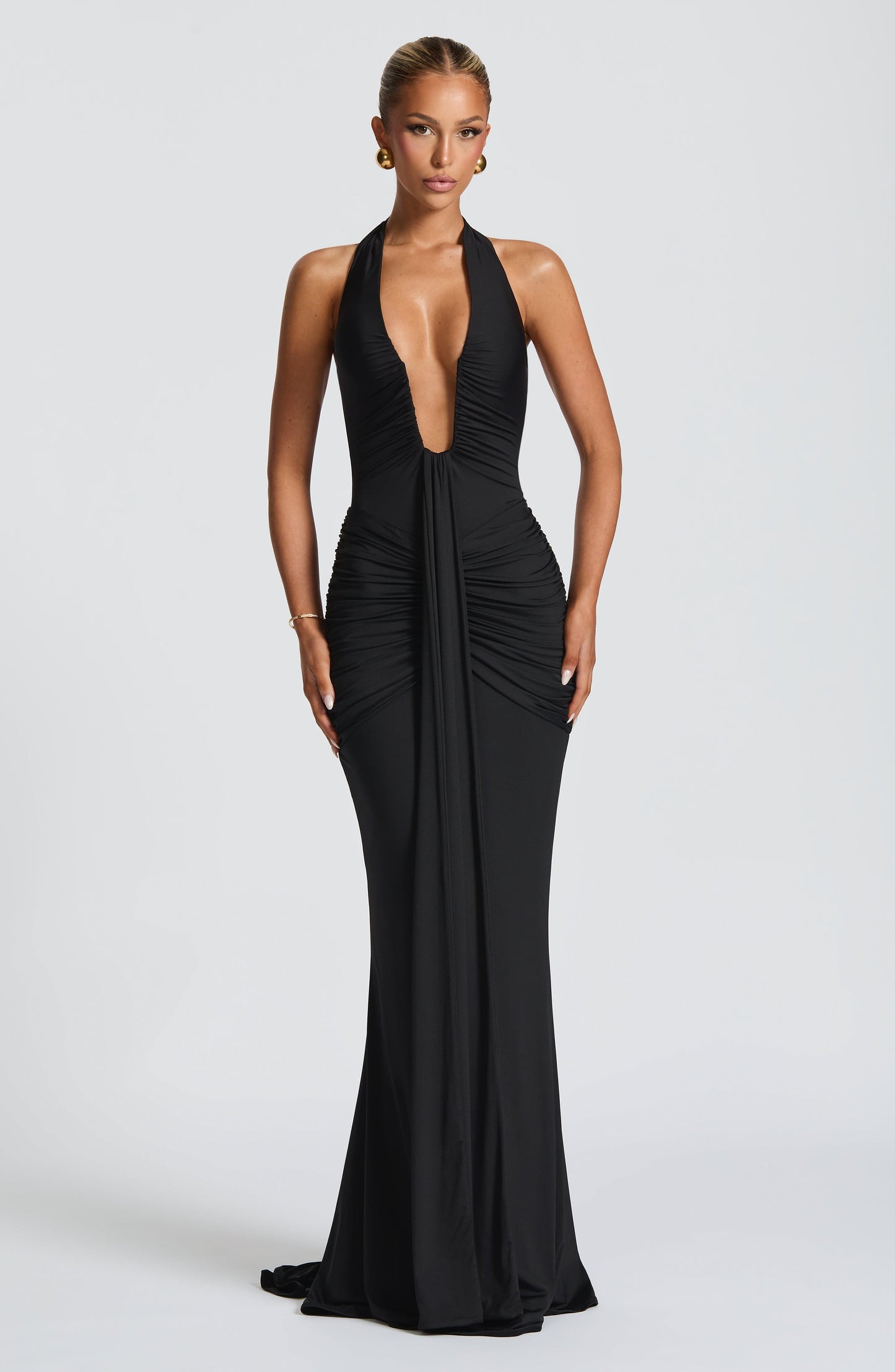 Luciana Maxikleid – Schwarz