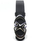 Black Y2K moon star buckle belt