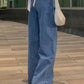 90s Dark Blue Loose Baggy Boyfriend Jeans with Low Waist