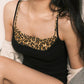 Y2k Leopard Print Two Piece Cami Top