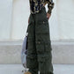 Vintage Baggy Cargo Jeans mit mehreren Taschen