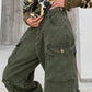 Vintage Baggy Cargo Jeans mit mehreren Taschen