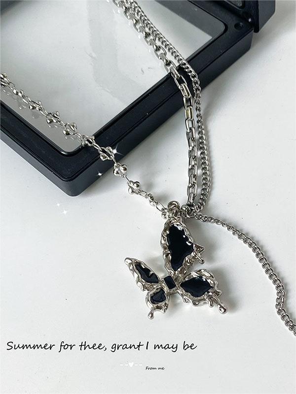 Y2k Star Cross Butterfly Heart Vintage Set Pendant