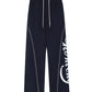 Old School Baggy Sweatpants mit Nähten und Logo Design