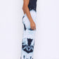 MIRANDA MAXIKLEID GRAYSCALE FLOWER MOTEM