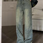 Vintage Baggy Boyfriend Jeans mit Verblasstem Effekt