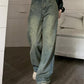 Vintage Baggy Boyfriend Jeans mit Verblasstem Effekt