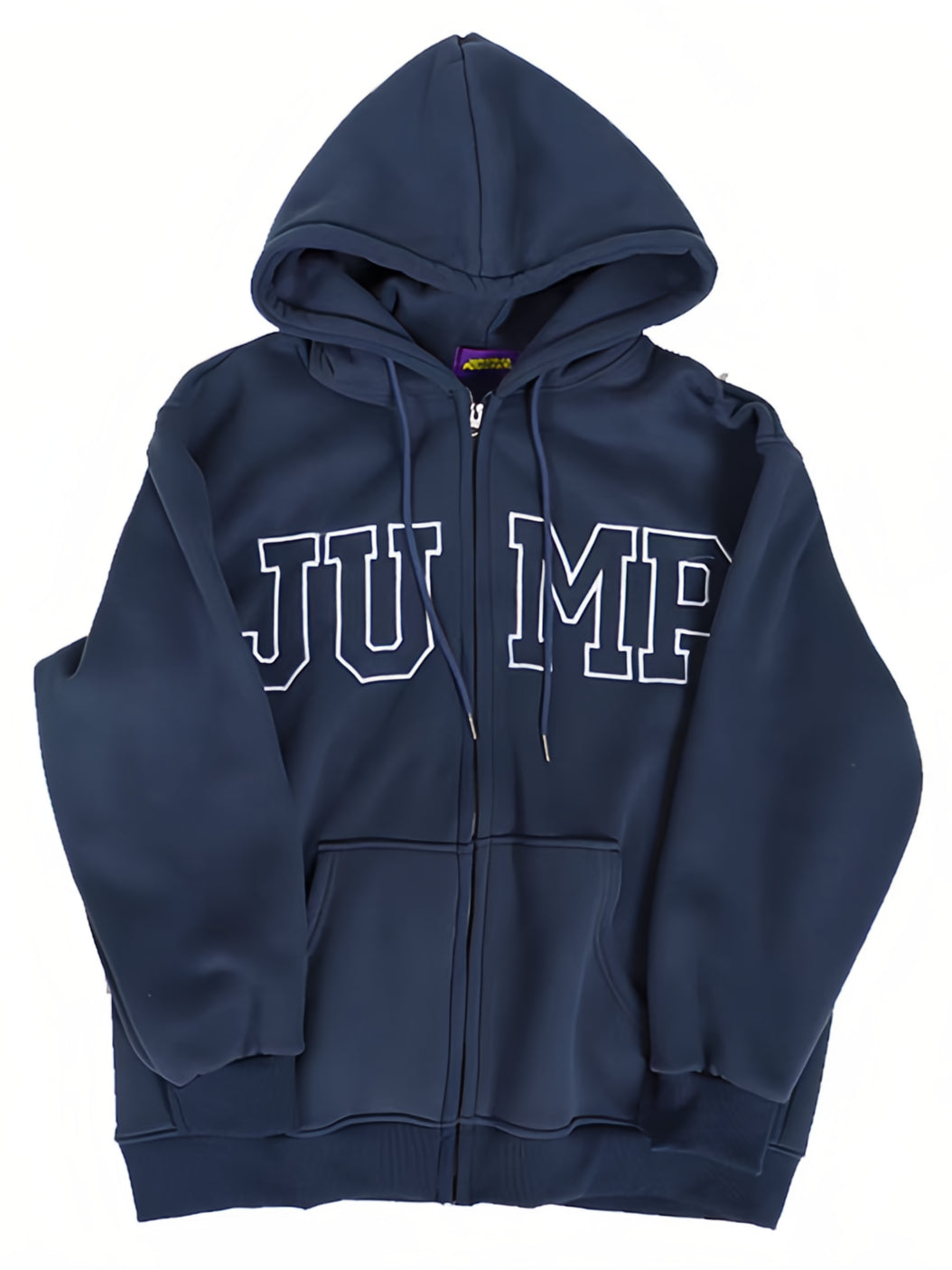 Retro sports oversized hoodie with slogan