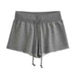 Grey Classic Drawstring Shorts