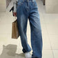 Hip Hop Gewaschene High Waist Boyfriend Jeans