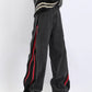 Men's Vintage Multiple Side Stripes Zipper Jeans