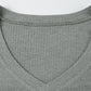 90s Gray Slim Fit Long Sleeve Knit Top