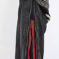 Men's Vintage Multiple Side Stripes Zipper Jeans