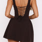 Olivia Minikleid – Schokobraun