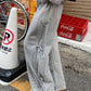 Graue Vintage Street Sweatpants mit Seitlicher Schleife