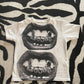 Punk T Shirt with short sleeve and tooth print