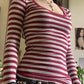 Striped vintage street longsleeve t-shirt